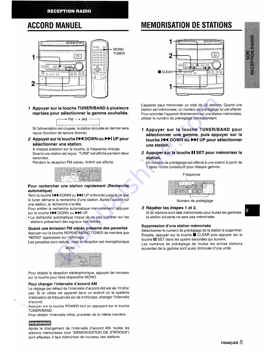 Aiwa NSX-AV800 Скачать руководство пользователя страница 61