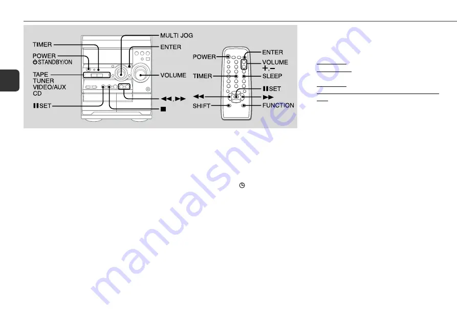 Aiwa NSX-D60 Operating Instructions Manual Download Page 18