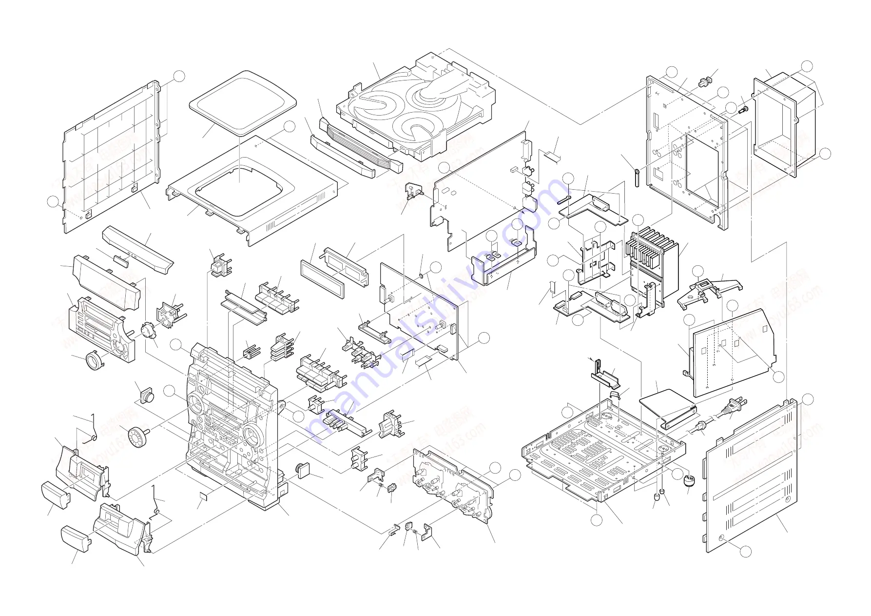 Aiwa NSX-DP55 Service Manual Download Page 35