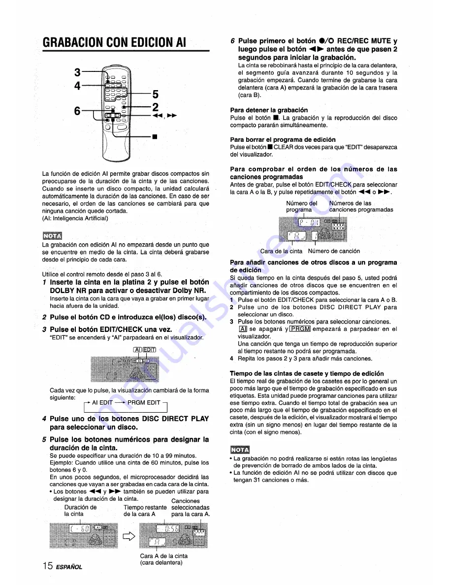 Aiwa NSX-V9000 Operating Instructions Manual Download Page 40