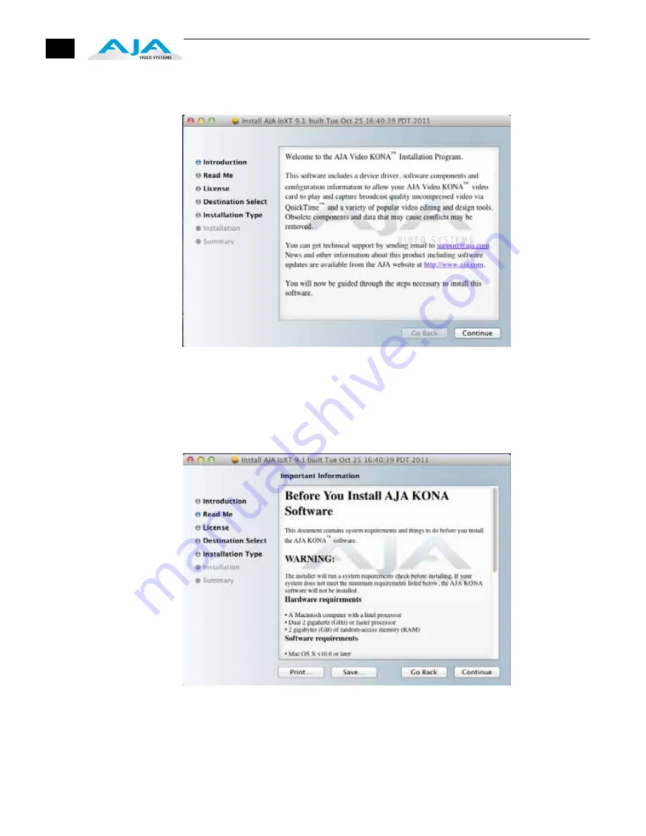 AJA io XT Installation And Operation Manual Download Page 22