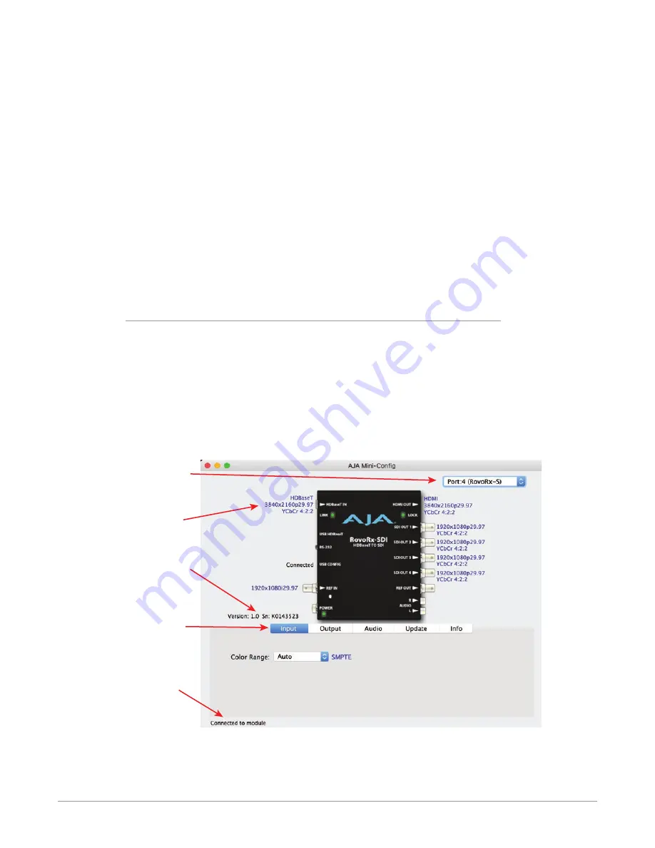 AJA RovoRx-HDMI Installation And Operation Manual Download Page 19