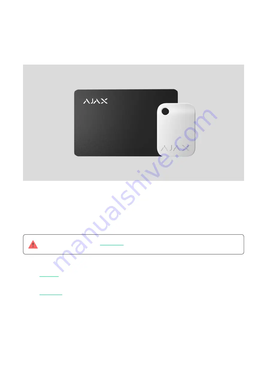 AJAX Pass User Manual Download Page 1