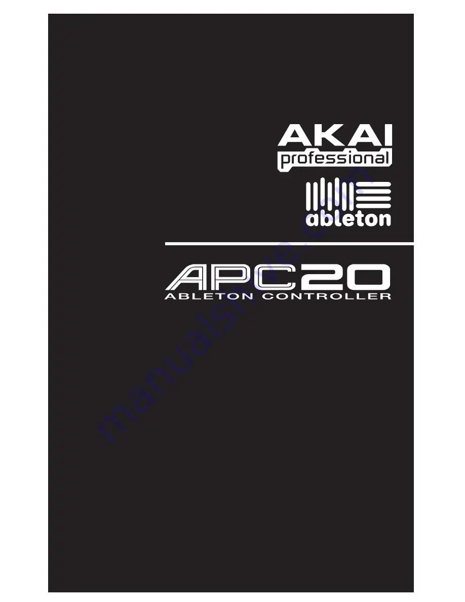 Akai APC20 Quick Start Manual Download Page 1