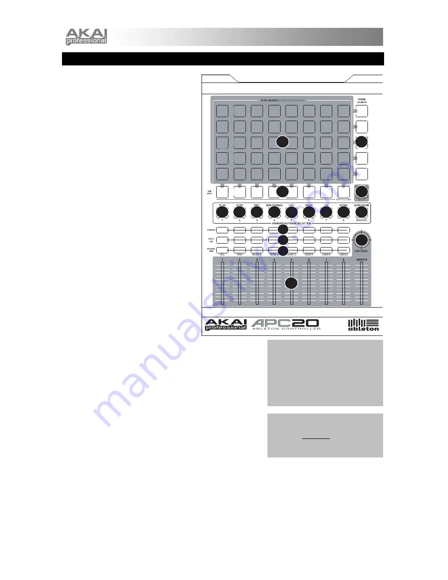 Akai APC20 Quick Start Manual Download Page 16