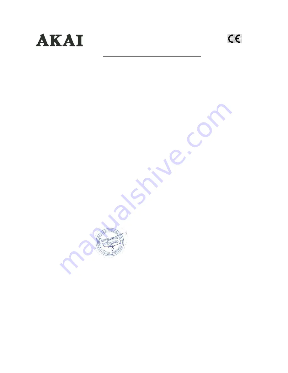 Akai ASB-5L User Manual Download Page 17