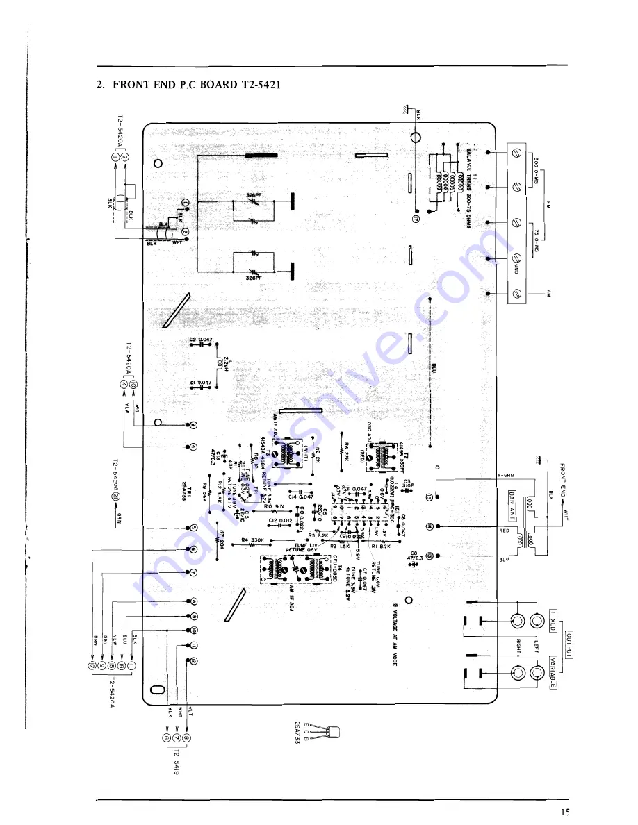 Akai AT-2400 Service Manual Download Page 15