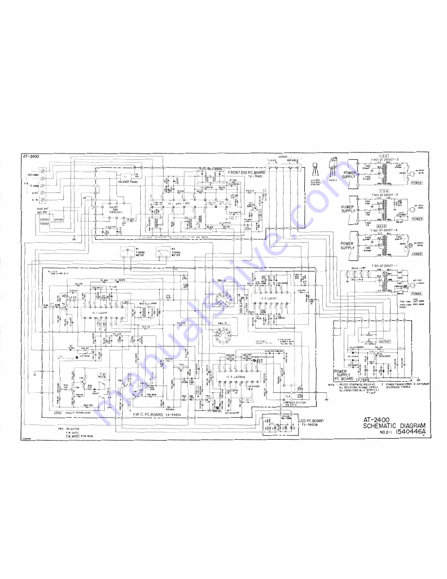 Akai AT-2400 Service Manual Download Page 33