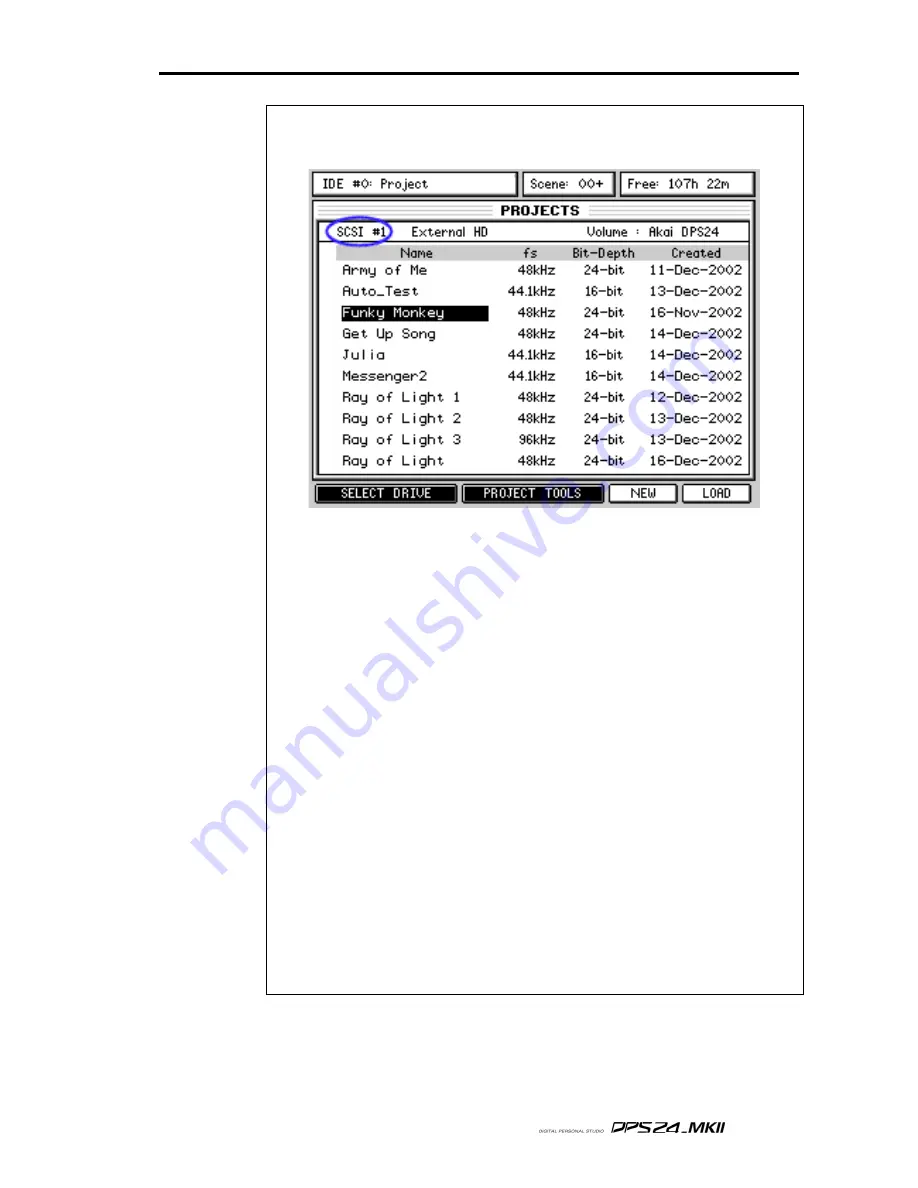 Akai DPS24 Reference Manual Download Page 169