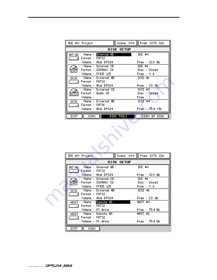 Akai DPS24 Reference Manual Download Page 196