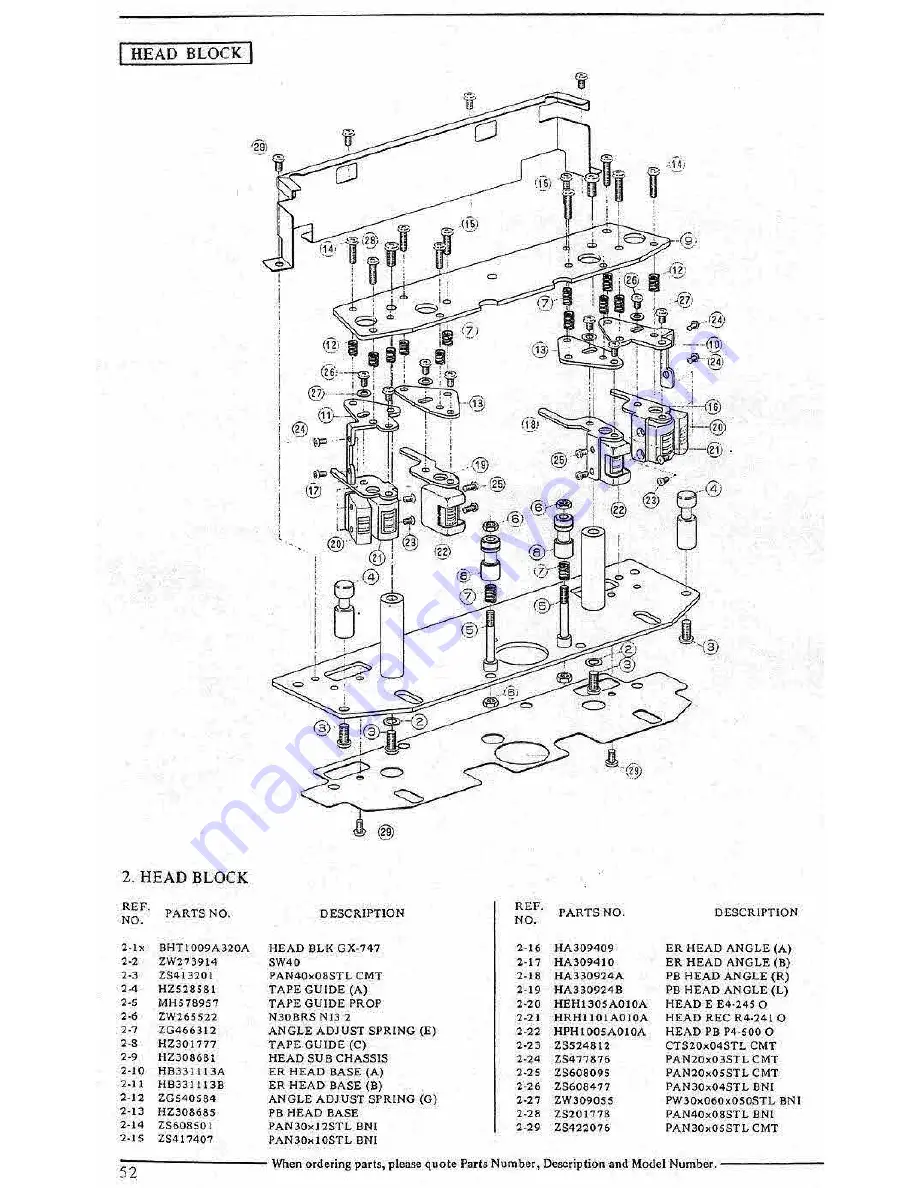 Akai GX-747 Service Manual Download Page 48