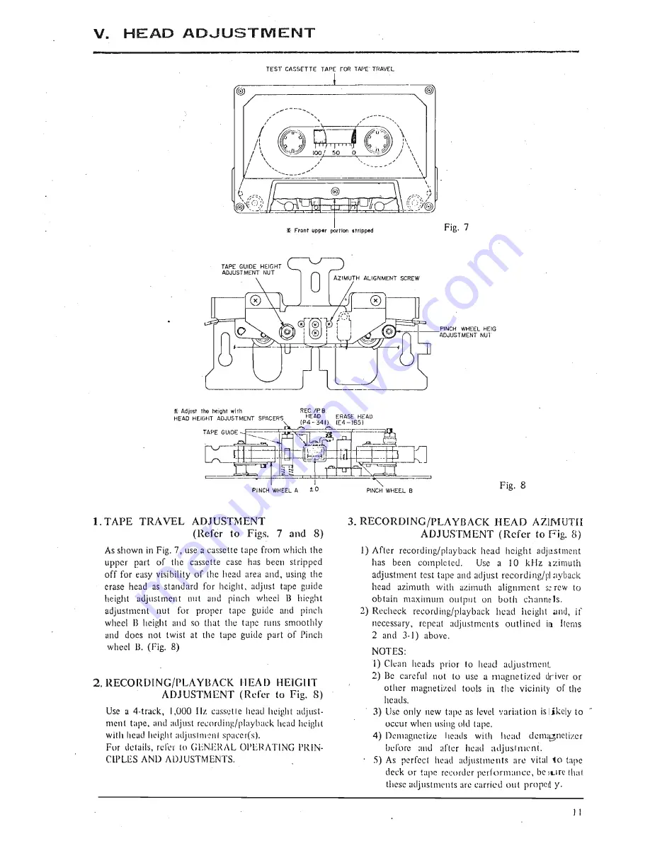 Akai GXC-310 Service Manual Download Page 9