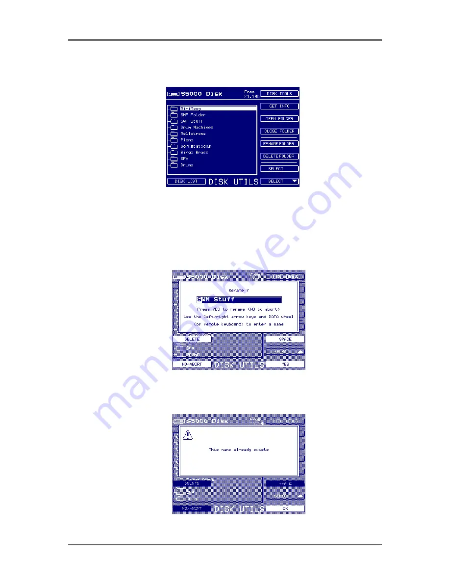 Akai S5000 Operator'S Manual Download Page 236