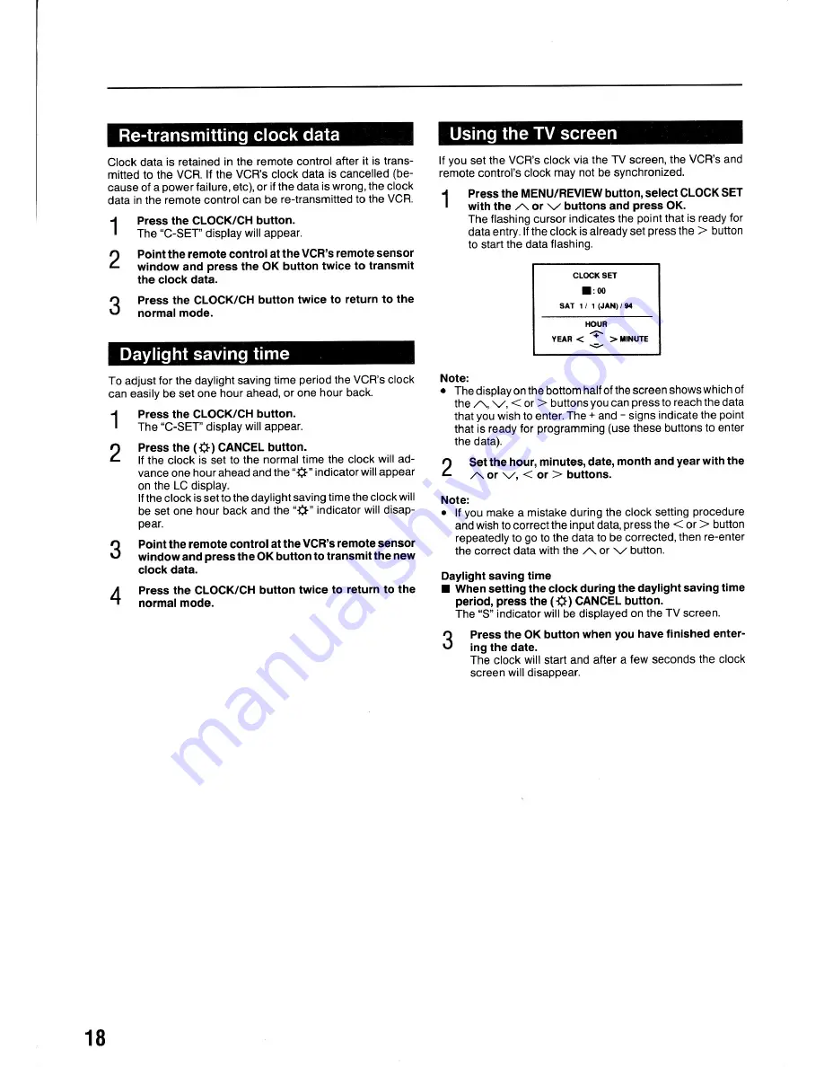 Akai VS-G415EA Operator'S Manual Download Page 18