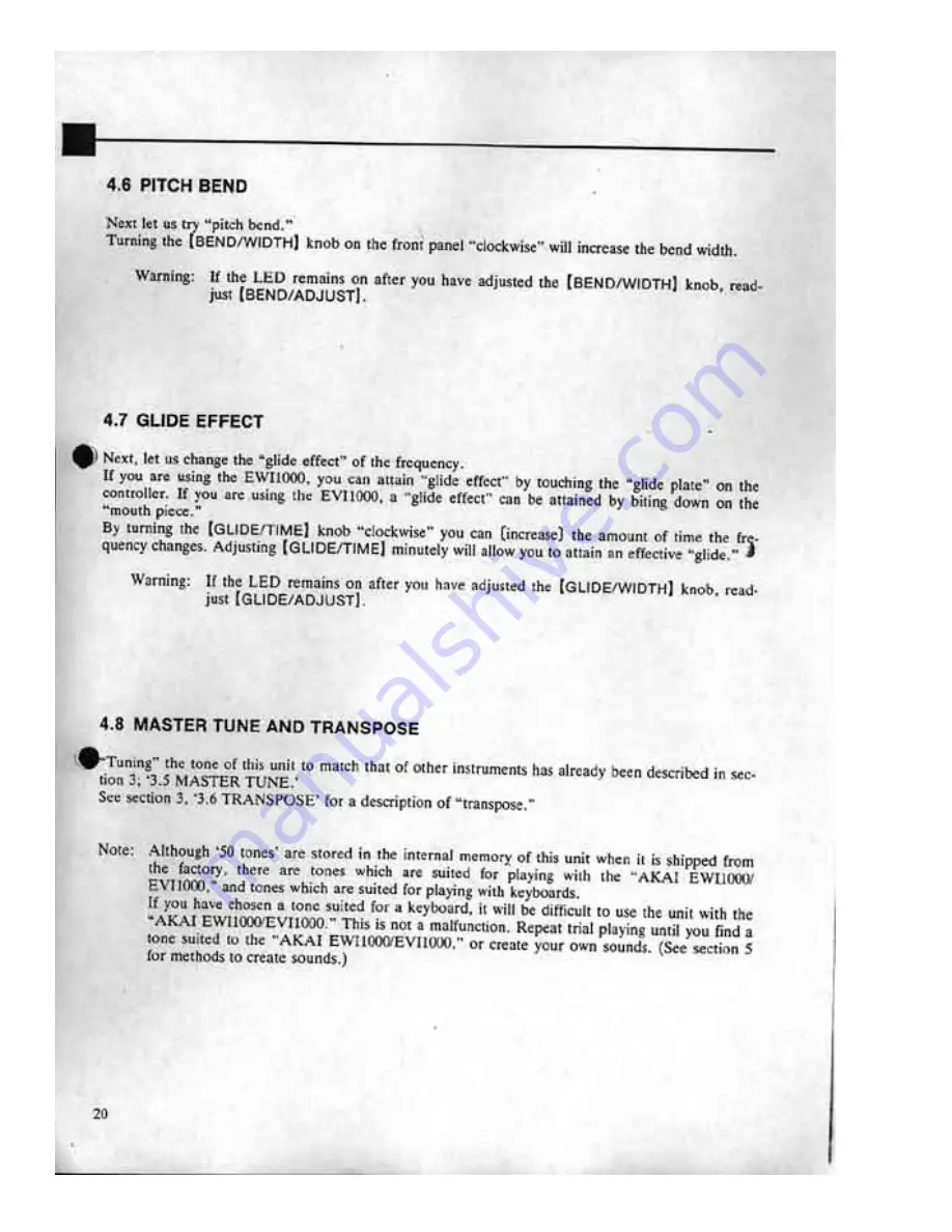 Akai VX600 Operator'S Manual Download Page 20