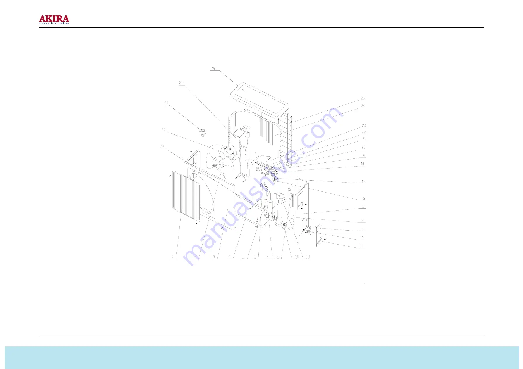 akira AC-S10CPGB Service Manual Download Page 10