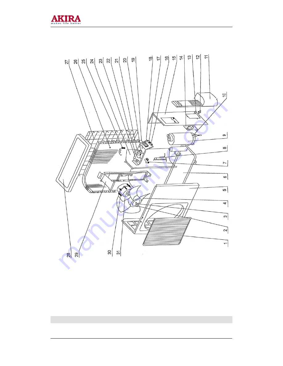 akira AC-S13CG series Service Manual Download Page 14