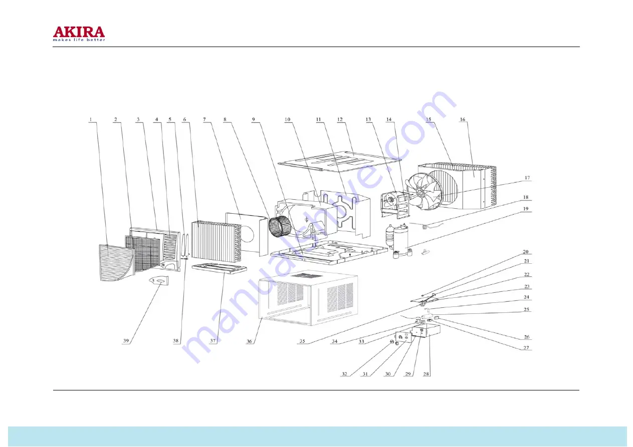 akira AC-W19CG Скачать руководство пользователя страница 6