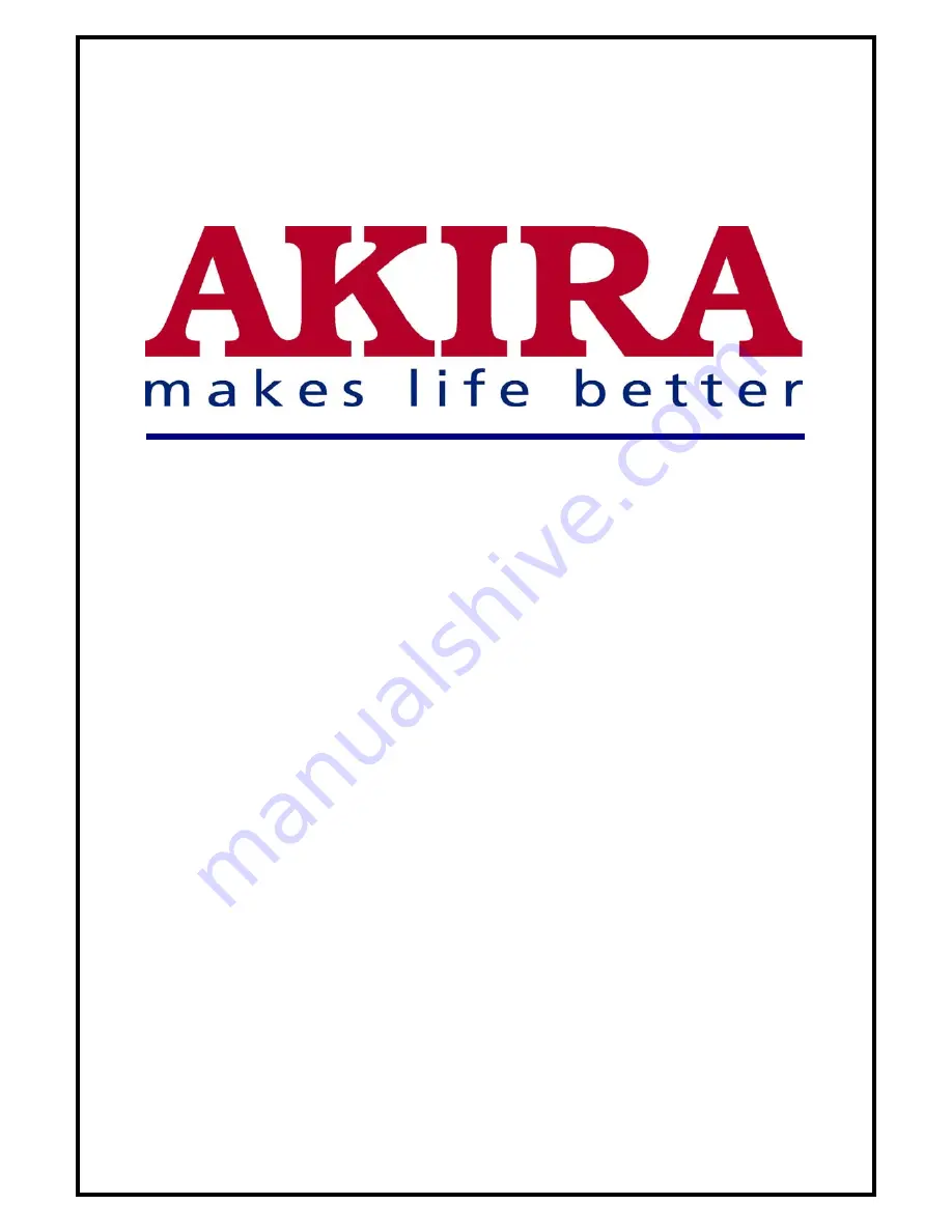 akira CT-21CDP5CPT Service Manual Download Page 1