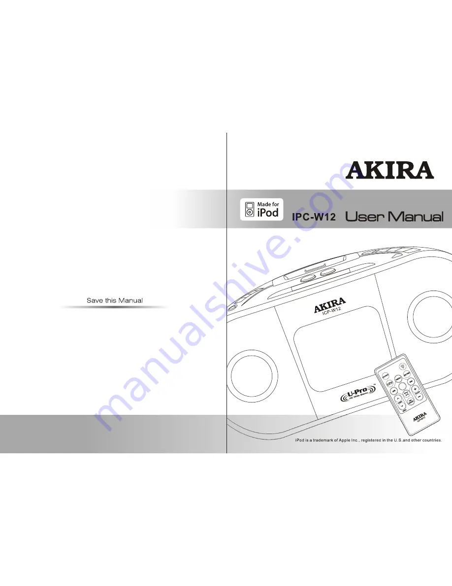 akira IPC-W12 User Manual Download Page 1