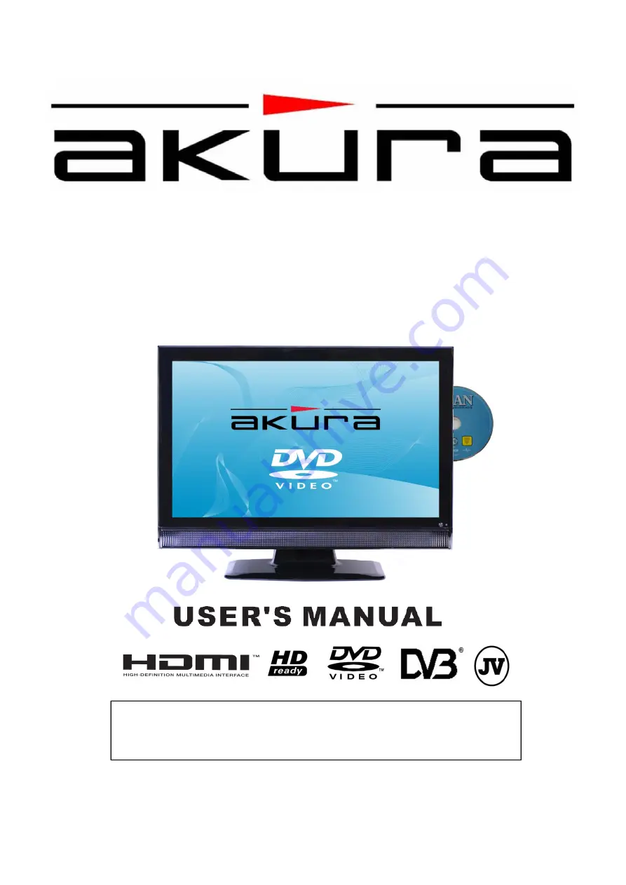 Akura APLDVD2621W Скачать руководство пользователя страница 1