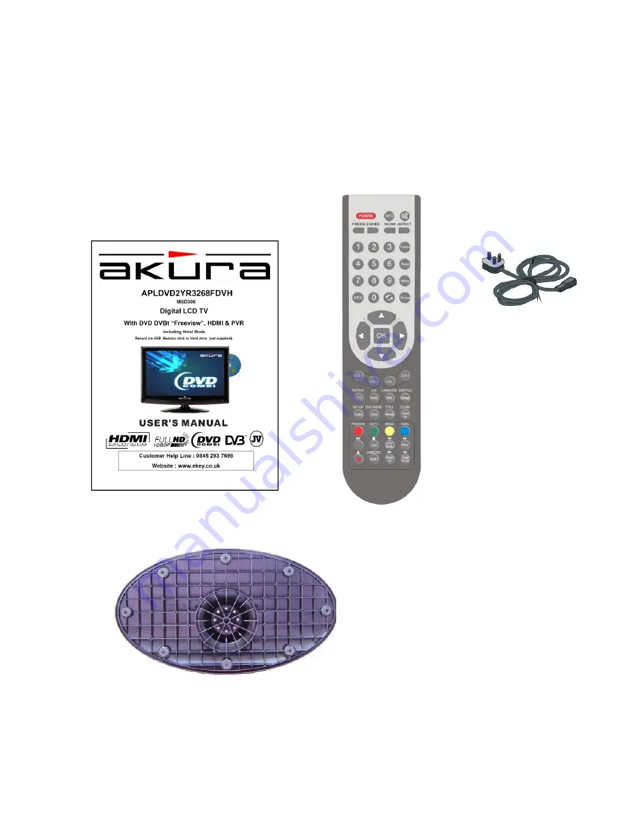 Akura APLDVD2YR3268FDVH User Manual Download Page 5