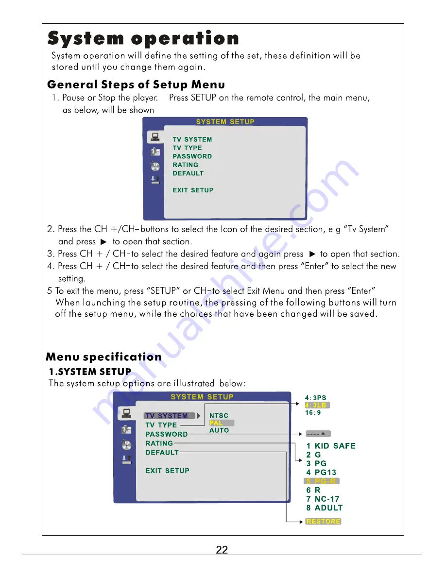 Akura ATLDVD3230W-HD Instruction Manual Download Page 23