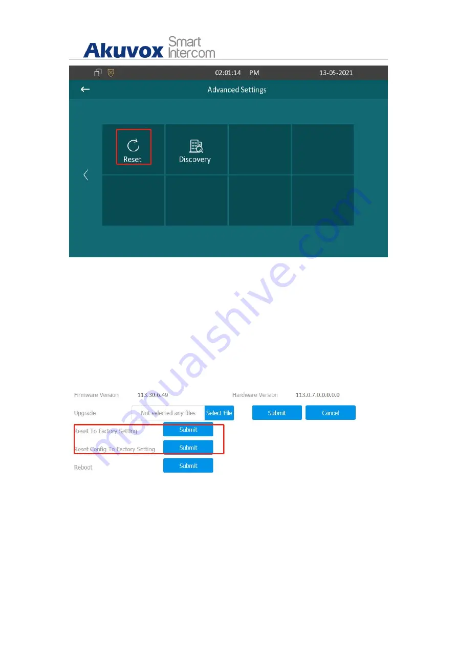 Akuvox C313 Series Admin Manual Download Page 111