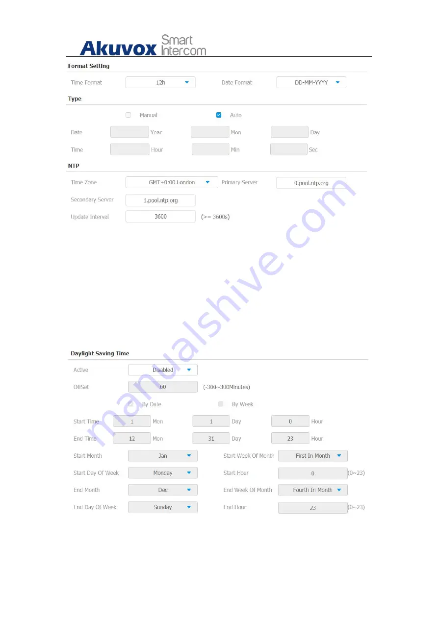 Akuvox C313W-2 Manual Download Page 23