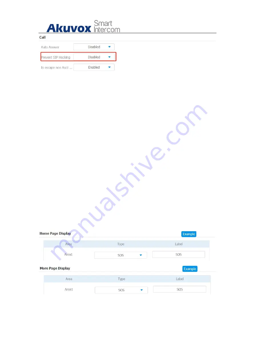 Akuvox C313W-2 Manual Download Page 57