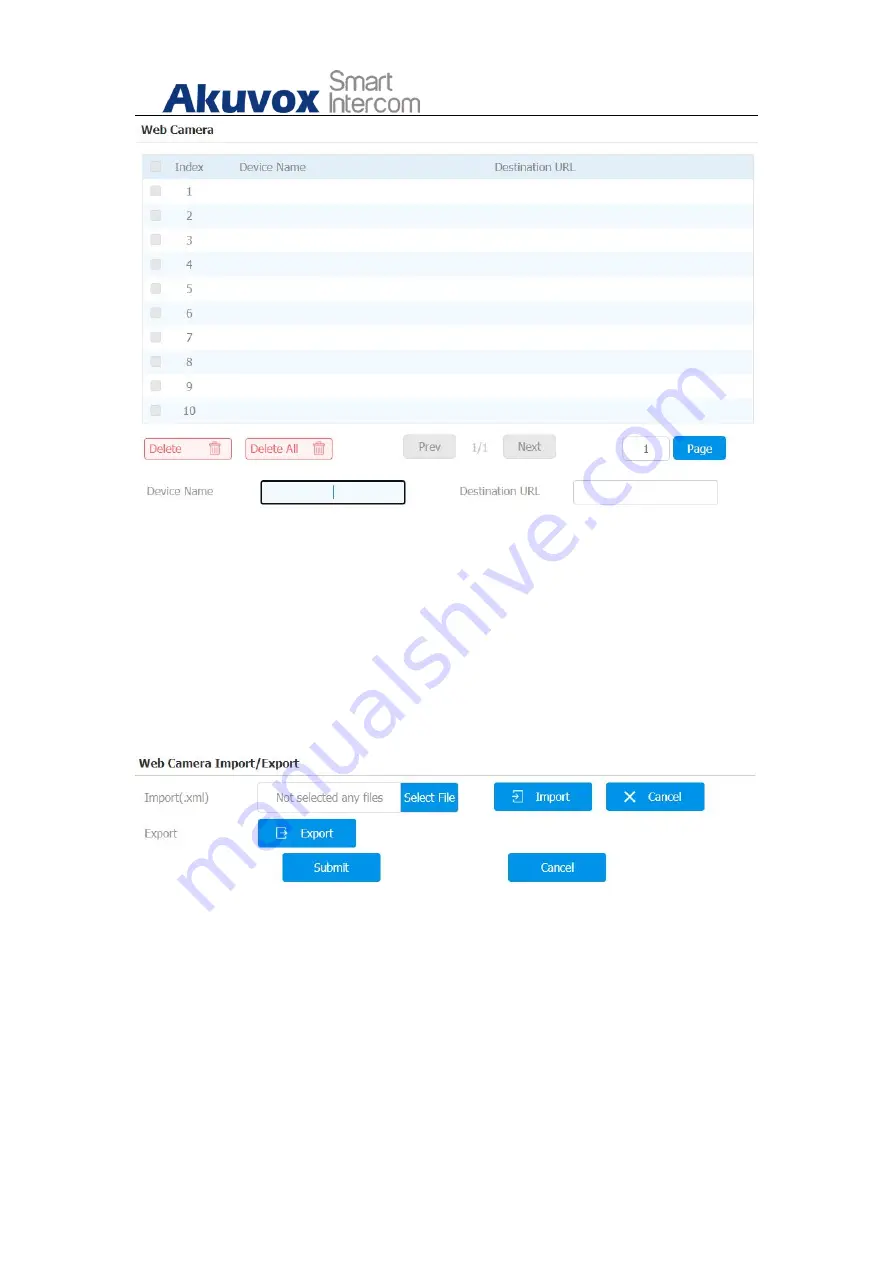 Akuvox C313W-2 Manual Download Page 69