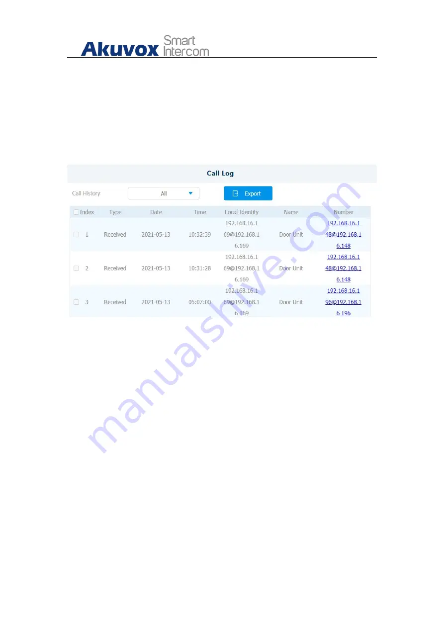 Akuvox C313W-2 Manual Download Page 104