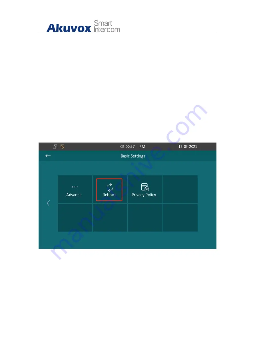 Akuvox C313W-2 Manual Download Page 109