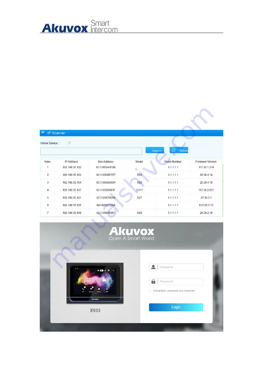 Akuvox C315 Admin Manual Download Page 20