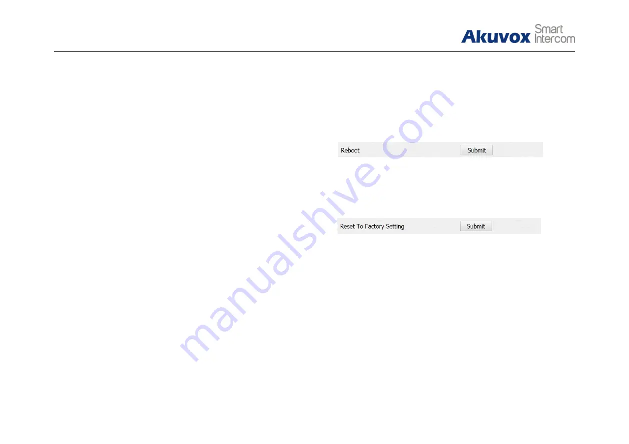 Akuvox R26 Admin Manual Download Page 33