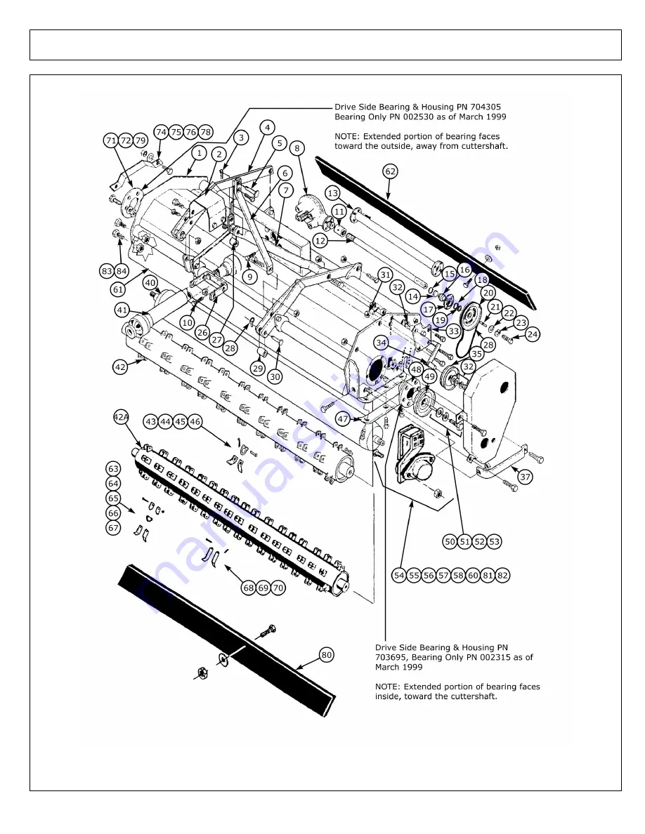 Alamo 803213P Parts Manual Download Page 80