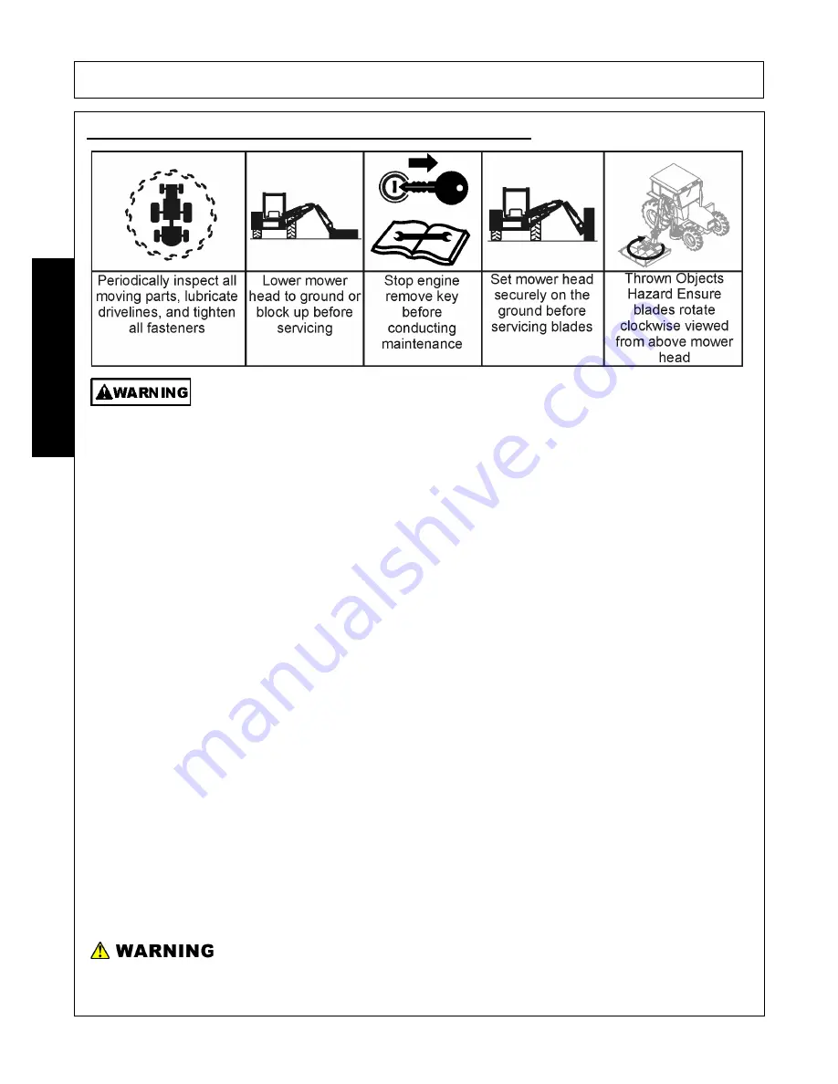 Alamo BUSH HOG RMB 1660 Operator'S Manual Download Page 24