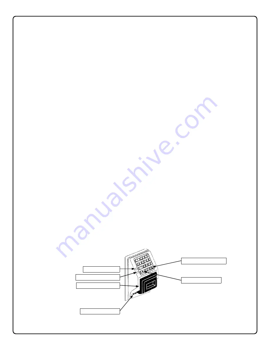 Alarm Lock Trilogy PDK3000 Series Скачать руководство пользователя страница 5