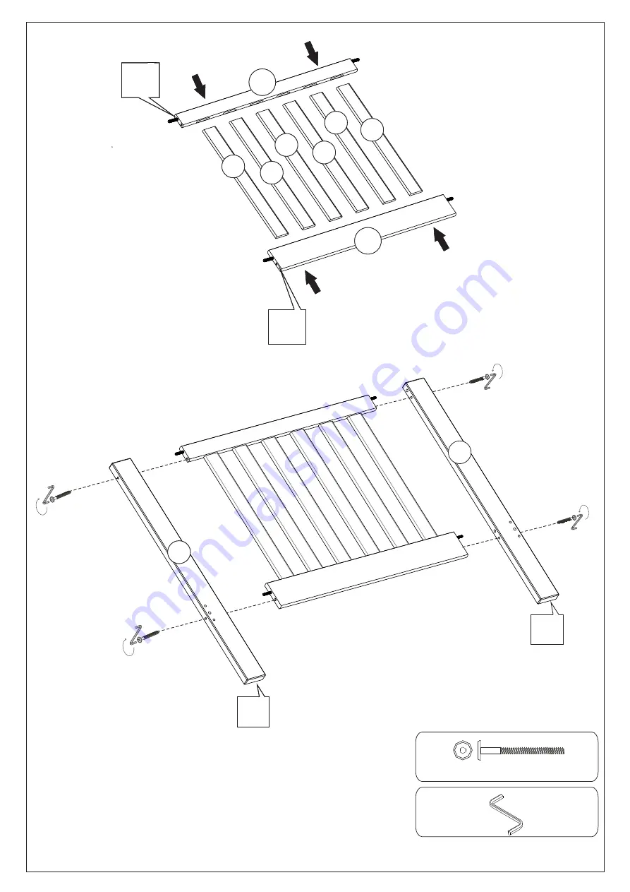 Alaterre Furniture TRI-BUNK EXTENSION AURORA Скачать руководство пользователя страница 7