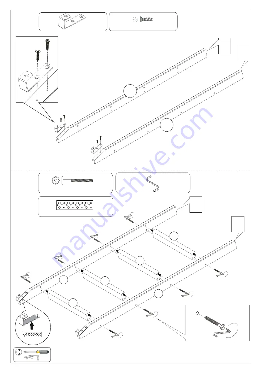 Alaterre Furniture TRI-BUNK EXTENSION AURORA Скачать руководство пользователя страница 24