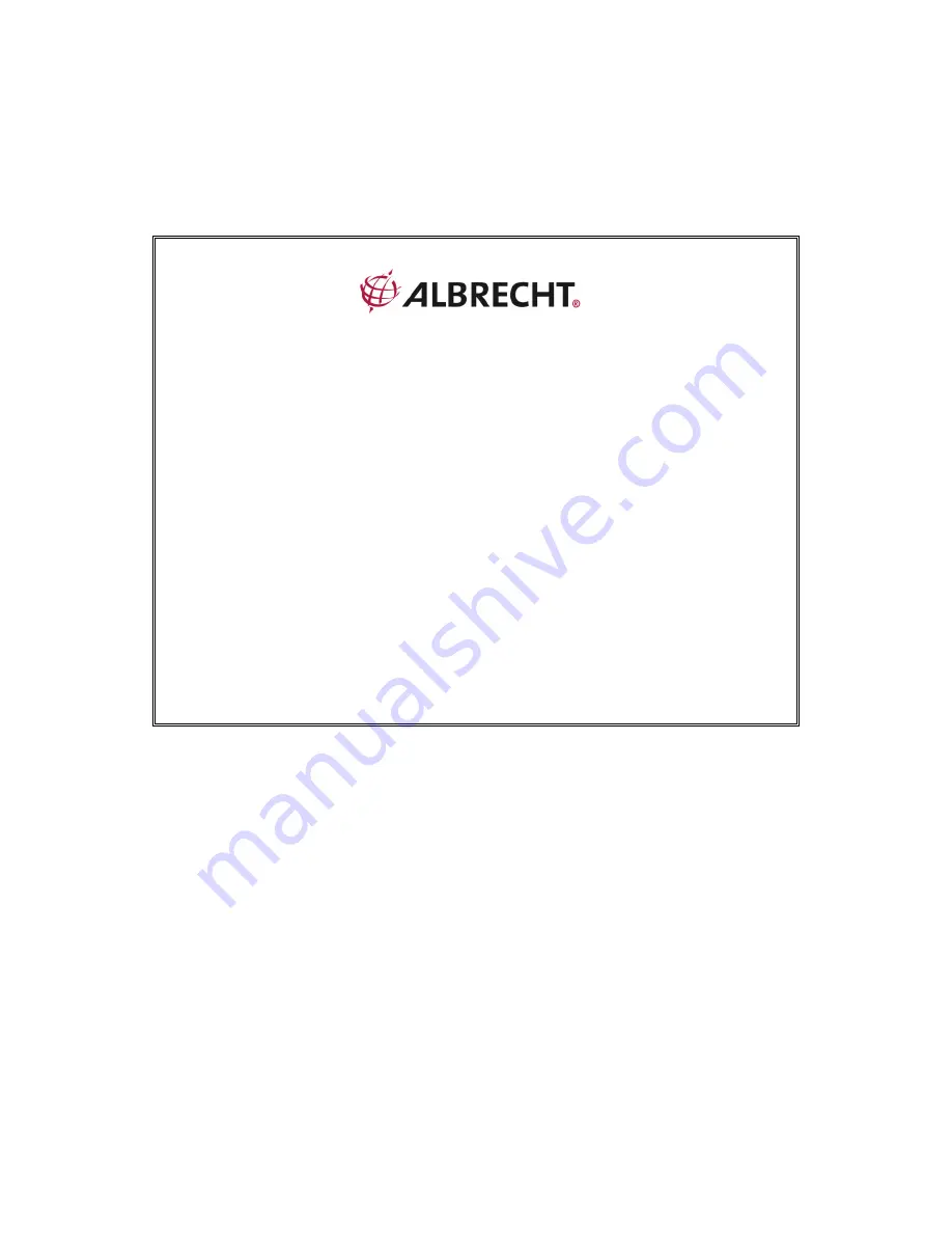 Albrecht DB 270 User Manual Download Page 28