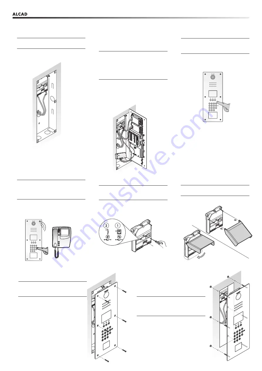 Alcad 961 Series Manual Download Page 23