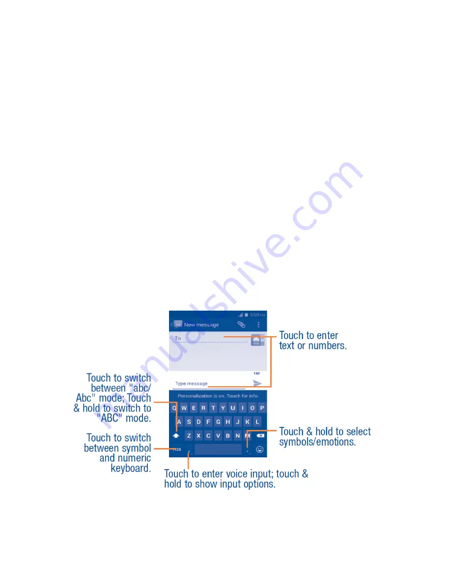 Alcatel Boost Mobile OneTouch Elevate User Manual Download Page 25