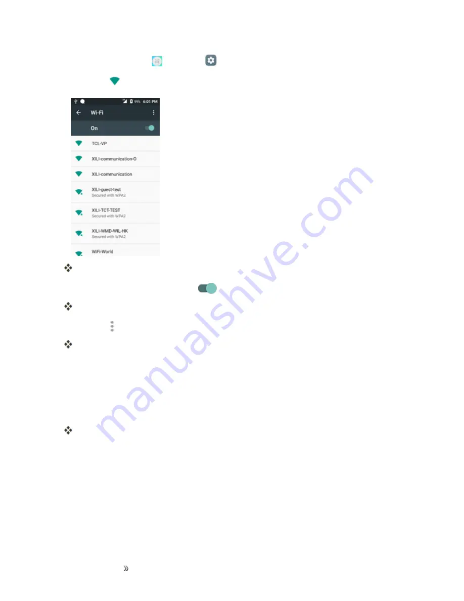 Alcatel dawn User Manual Download Page 116