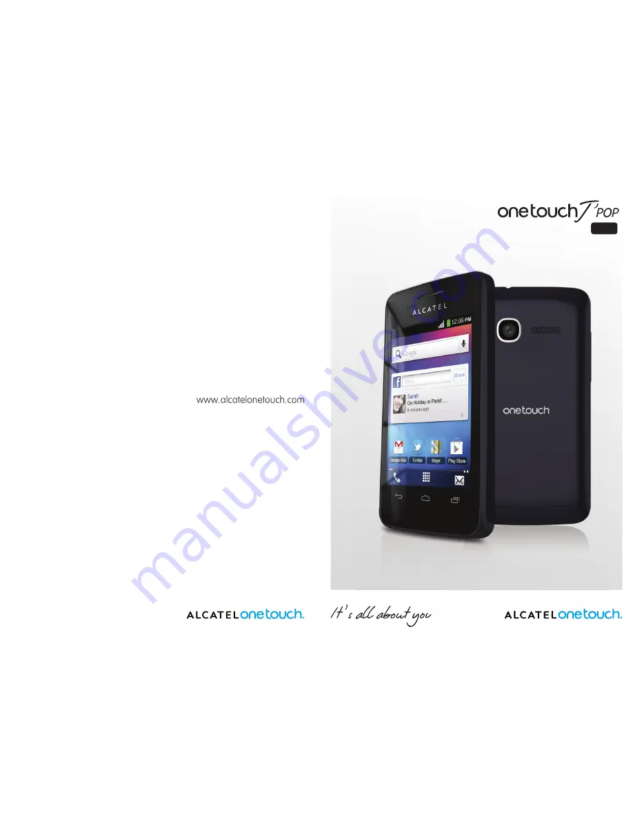 Alcatel ONE TOUCH 4007D User Manual Download Page 1