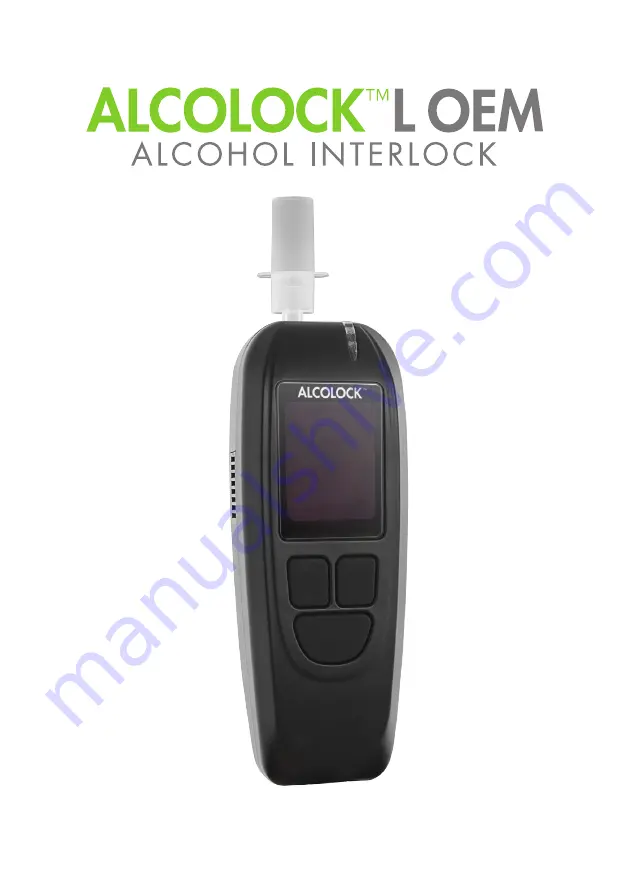 Alcolock L Service Manual Download Page 1