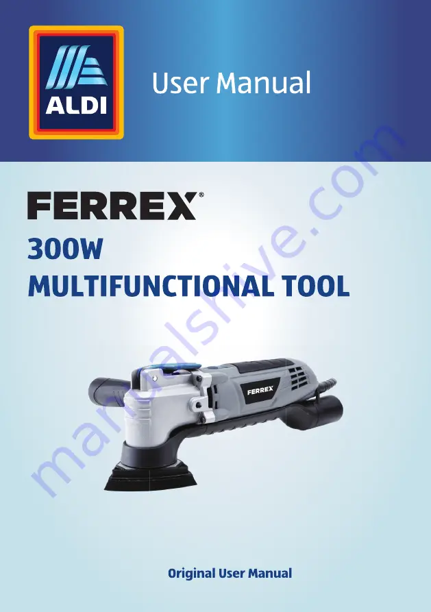 ALDI FERREX 300W Original User Manual Download Page 1