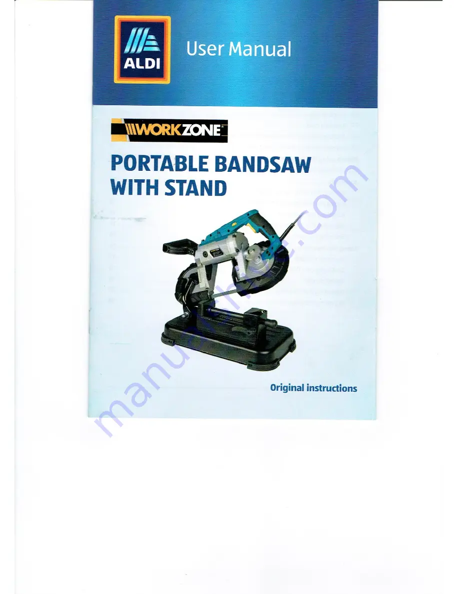 ALDI WORKZONE WWPBS-18 User Manual Download Page 1