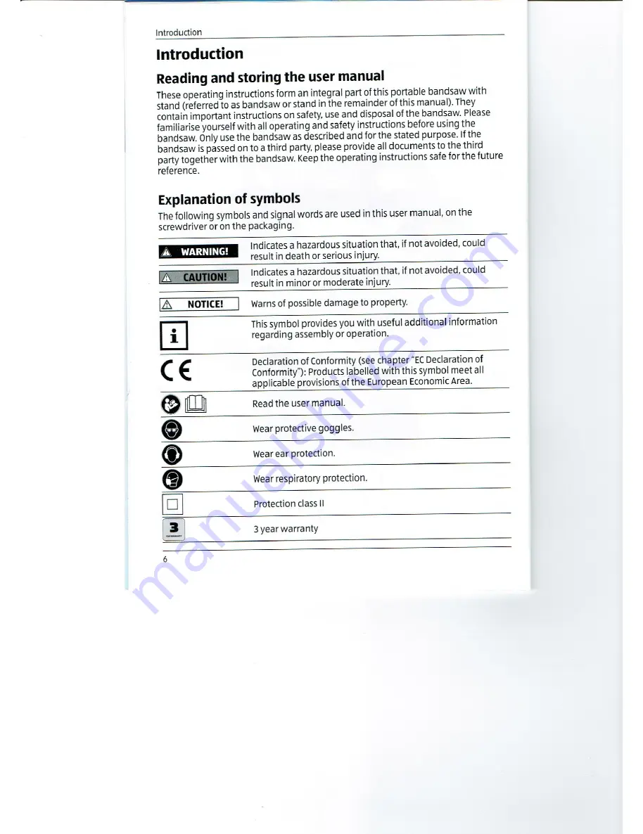 ALDI WORKZONE WWPBS-18 User Manual Download Page 6