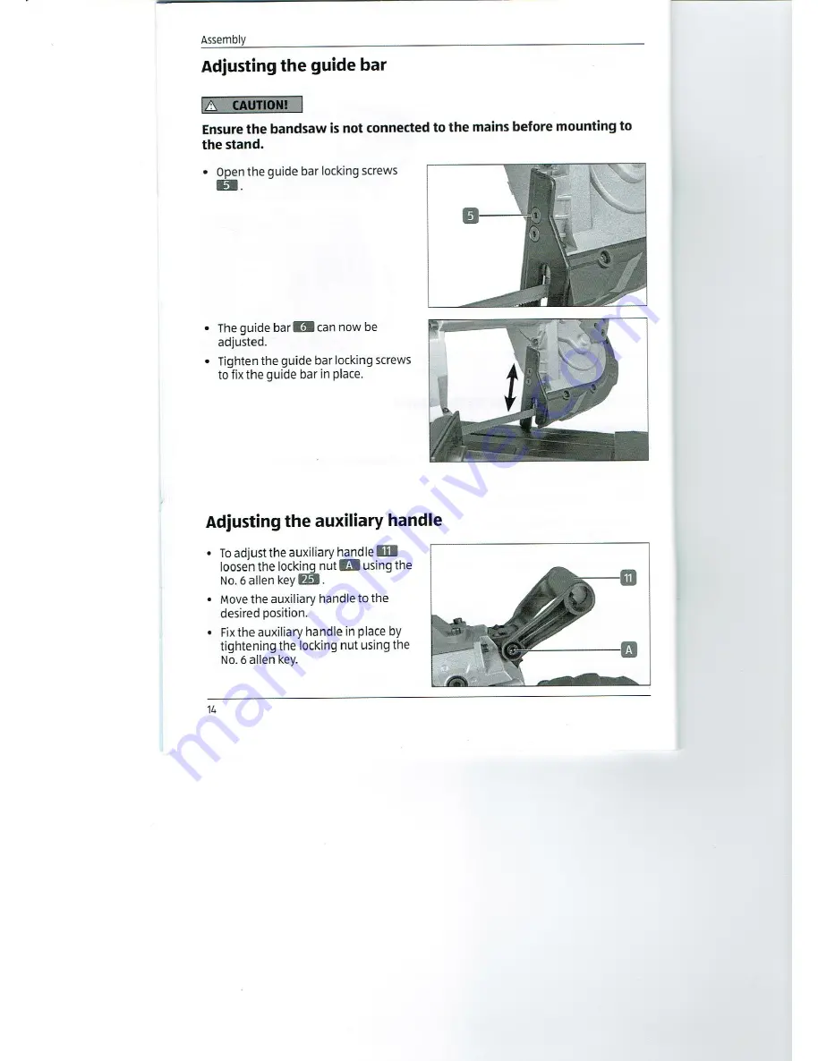 ALDI WORKZONE WWPBS-18 User Manual Download Page 14